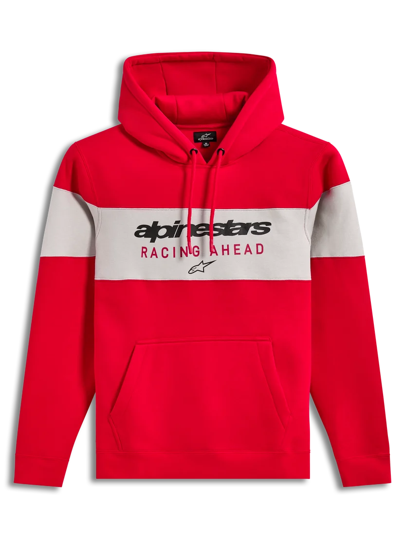 ALPINESTARS HOODIE CUBIC CRVENO SIVA - Image 2