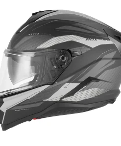 NOX N304-S REVO MATT BLACK SILVER